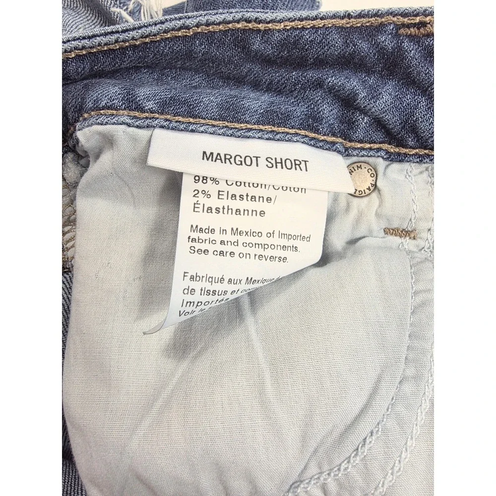 Paige Distressed Frayed Hem Margot Denim Short Women's Size‎ 26